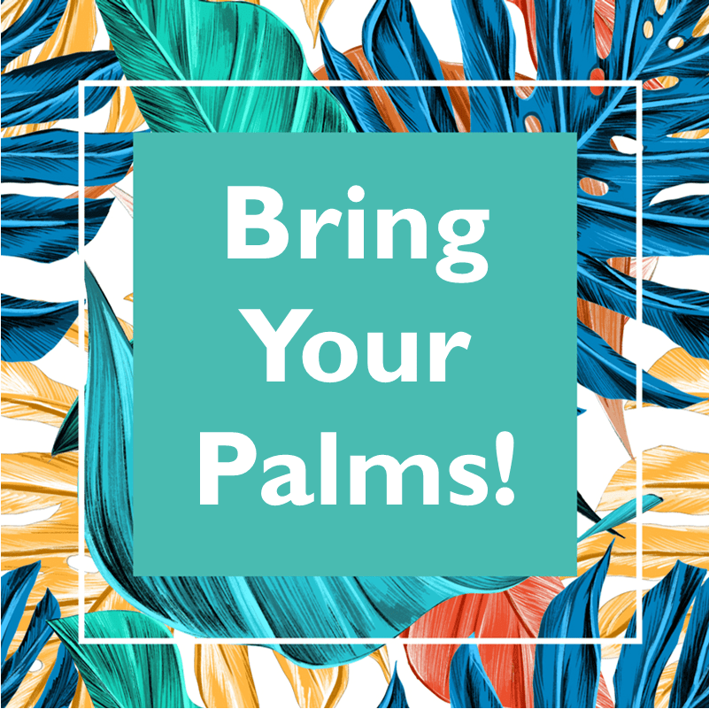 Using Florida Palms For Palm Sunday!
