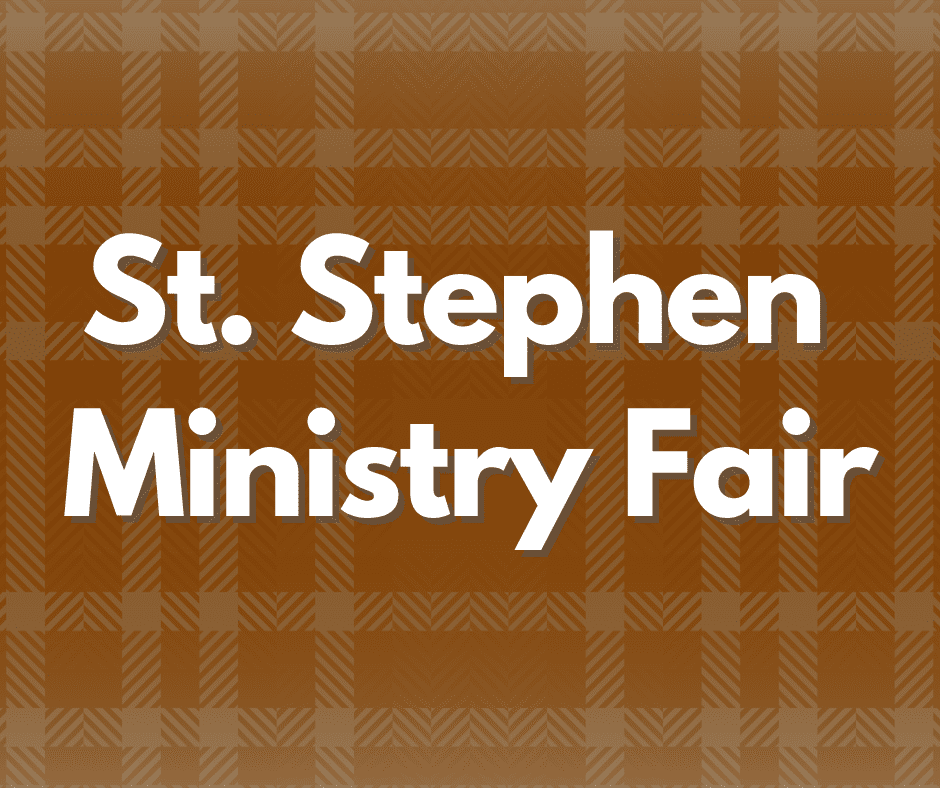 Parish Ministry Fair – 9/15