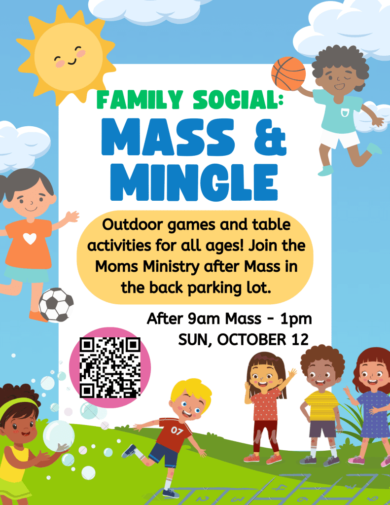 Moms Ministry- Mass & Mingle