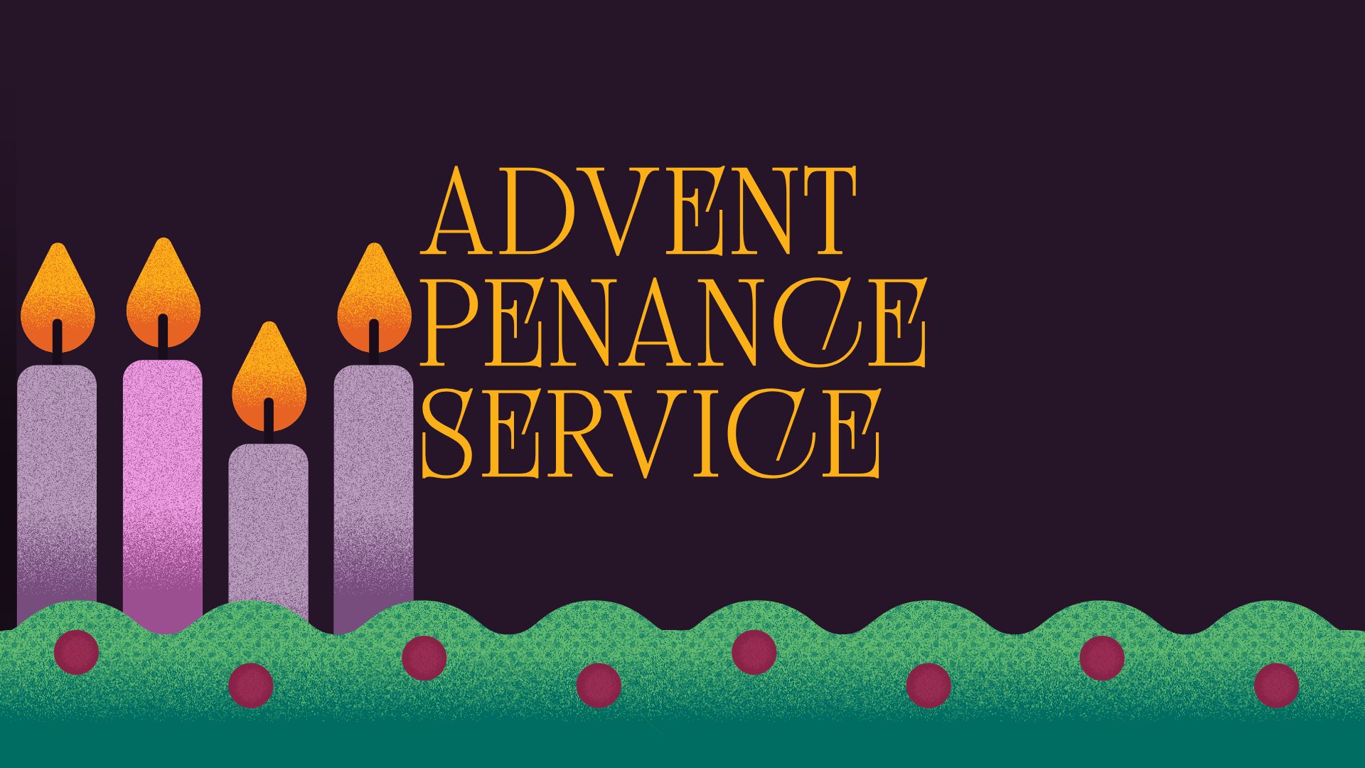 Advent Penance Service