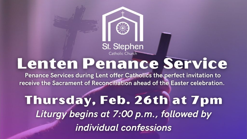 Lenten Penance Service